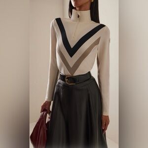 Off White and Long Sleeve ski Top